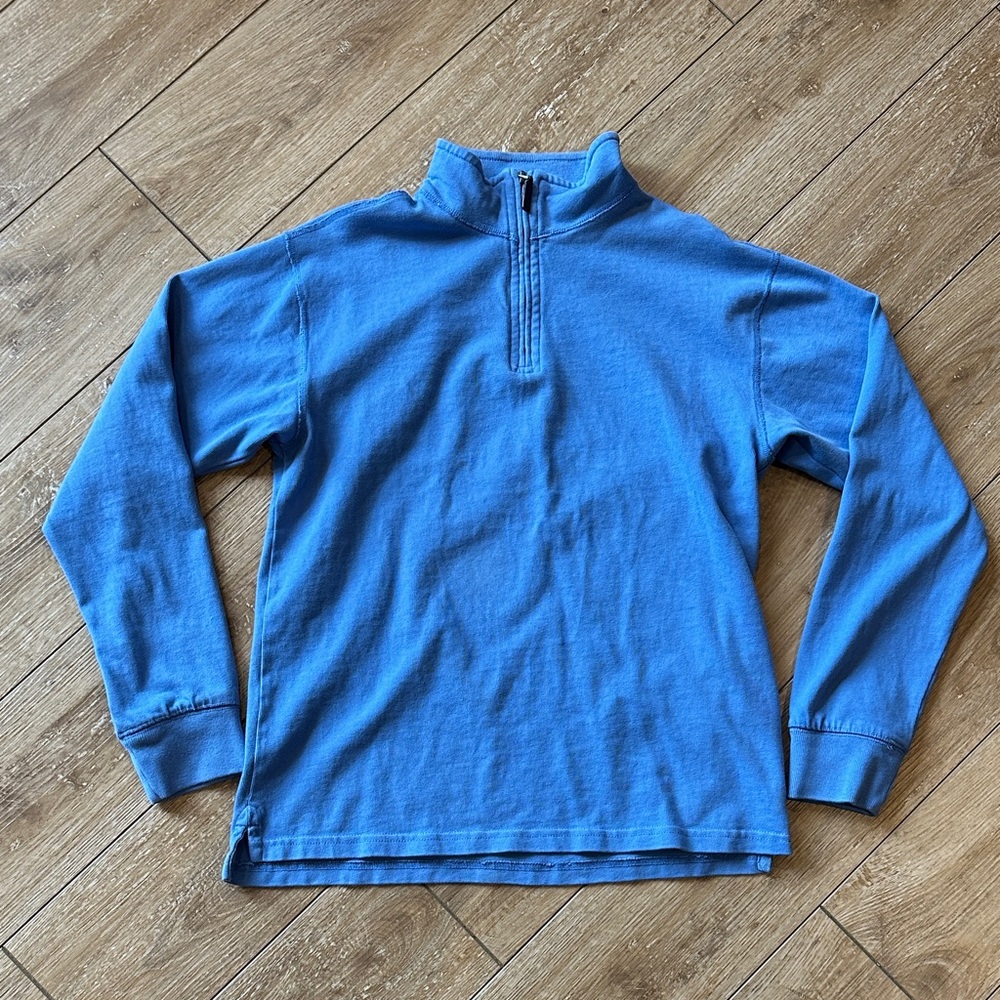 Crewcuts Blue Quarter-Zip Pullover Size XL - Picture 5 of 5